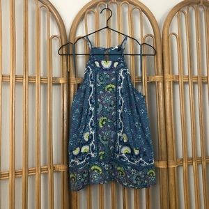 Anthro Akemi + Kin Melina Embroidered Halter Top